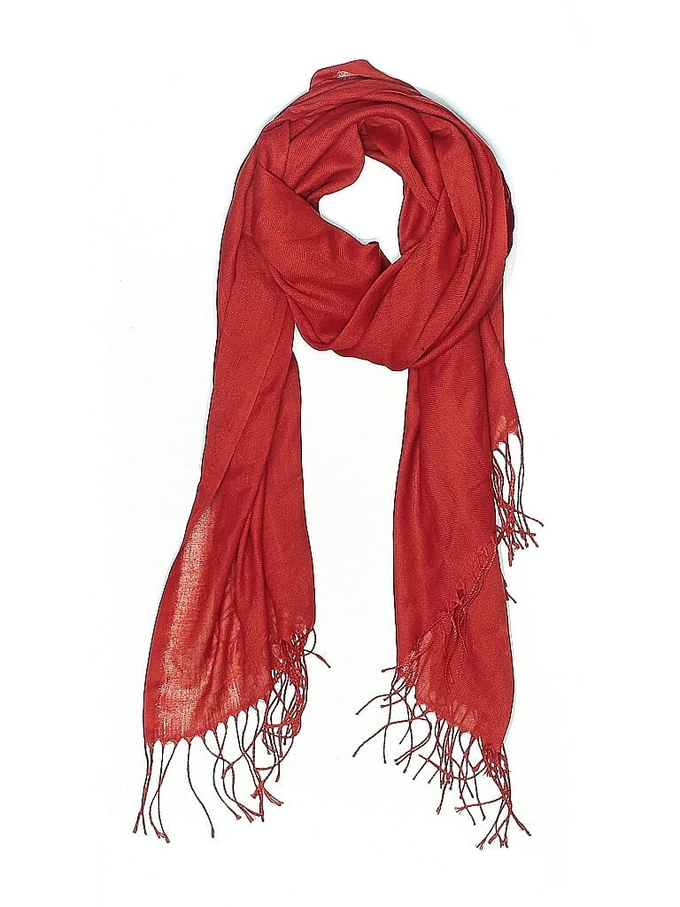 Pre-owned Unbranded Scarf In Red