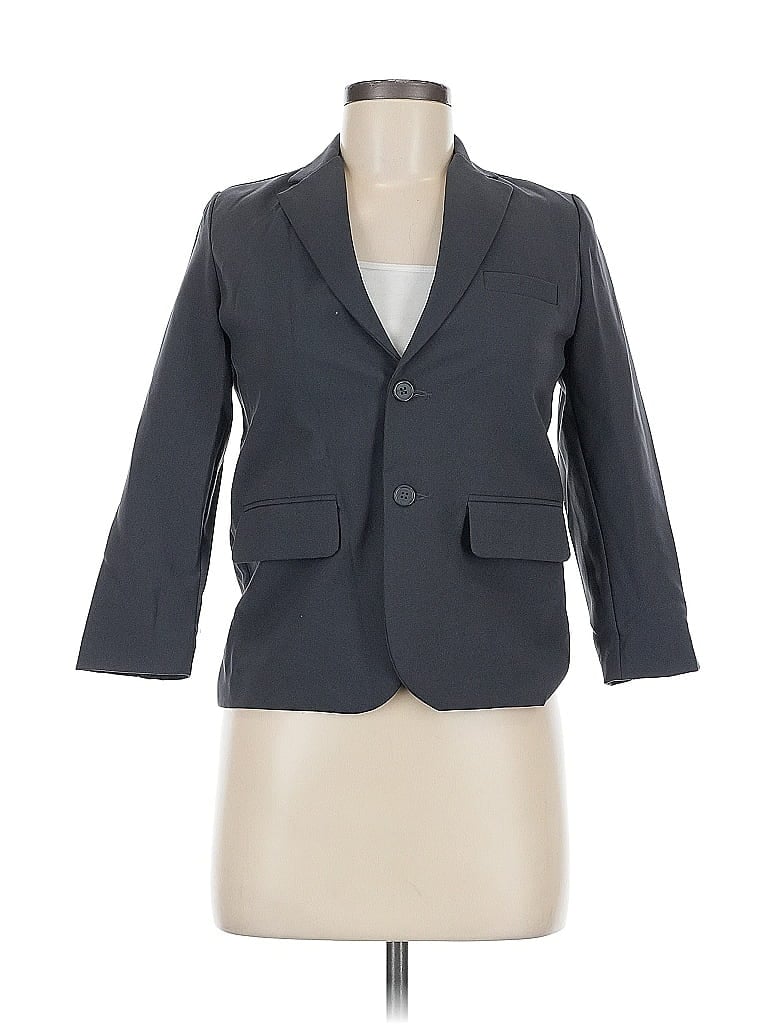 Pre-owned Assorted Brands Blazer Jacket In Gray