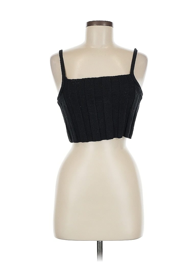 Pre-owned Urban Outfitters Sleeveless Top Black Strapless Neckline Tops