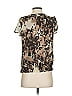 Apt. 9 100% Polyester Brown Short Sleeve Blouse Size S (petite) - photo 2
