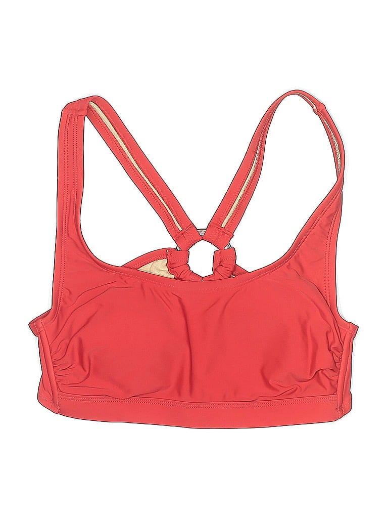 Pre-owned Kona Sol Swimsuit Top Red Swimwear