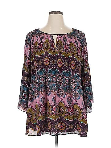 Sunny Leigh 3/4 Sleeve Blouse (view 1)