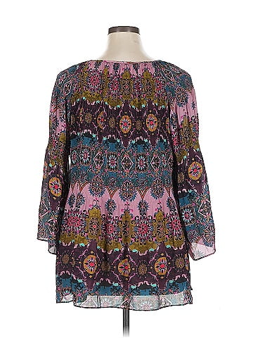 Sunny Leigh 3/4 Sleeve Blouse (view 2)
