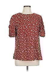 Allegra K Short Sleeve Blouse