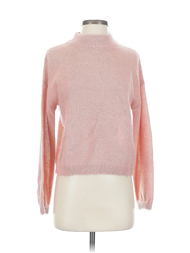 Pre-owned Banana Republic Turtleneck Sweater In Pink