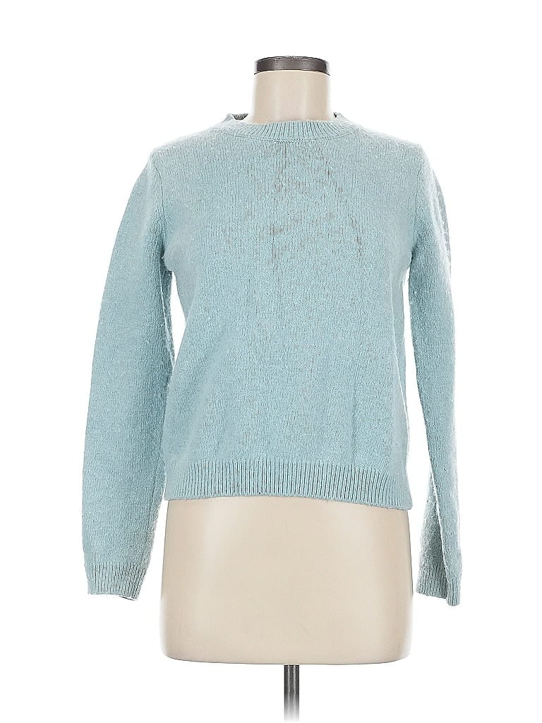 Pre-owned Mng Pullover Sweater In Blue