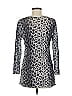 Pure Amici Silver Long Sleeve Blouse Size M - photo 2