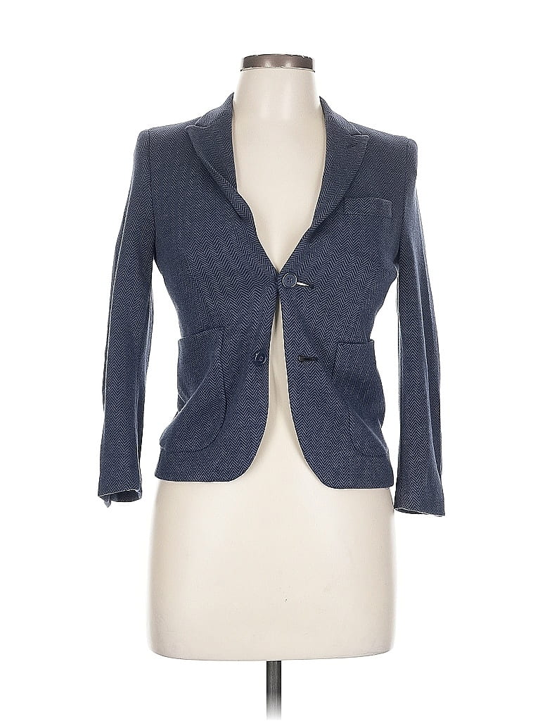 Pre-owned Unbranded Blazer Jacket In Blue