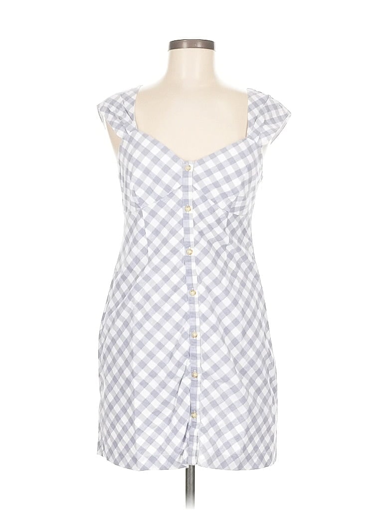 Pre-owned Saylor Casual Dress In Gray