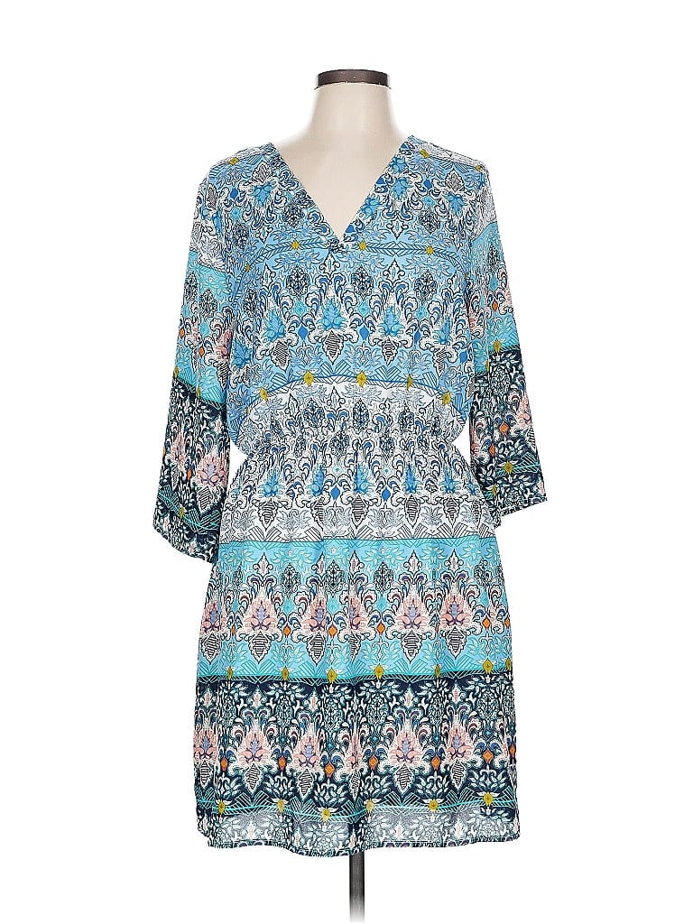 Pre-owned Everly Casual Dress In Blue