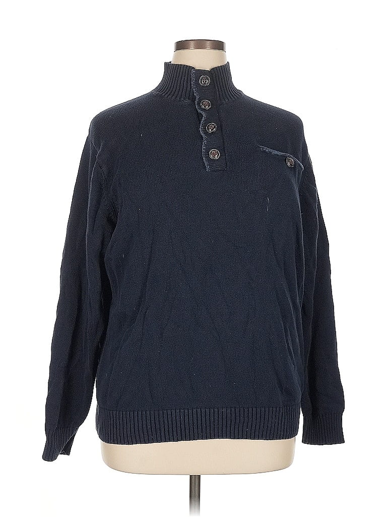 Click to view more detailed imagery on our partner's website Pre-owned Haggar Pullover Sweater In Blue