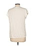 Repeat Cashmere 100% Polyester Ivory Short Sleeve Blouse Size EU 40 / US 10 - photo 2