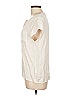 Repeat Cashmere 100% Polyester Ivory Short Sleeve Blouse Size EU 40 / US 10 - photo 5