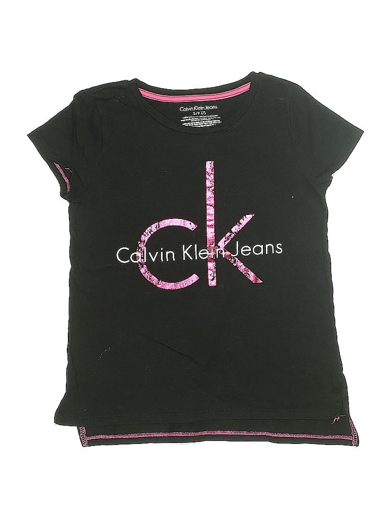 Pre-owned Calvin Klein Jeans Est.1978 Kids' Calvin Klein Jeans Short Sleeve T-shirt In Black
