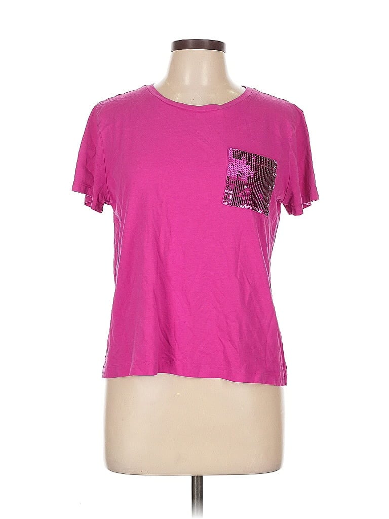 Click to view more detailed imagery on our partner's website Pre-owned Dkny Short Sleeve T-shirt In Pink