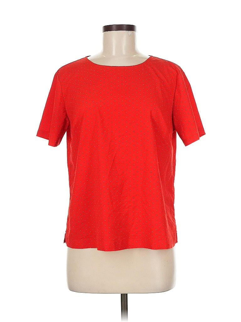 Pre-owned A New Day Short Sleeve Top Red Crew Neck Tops