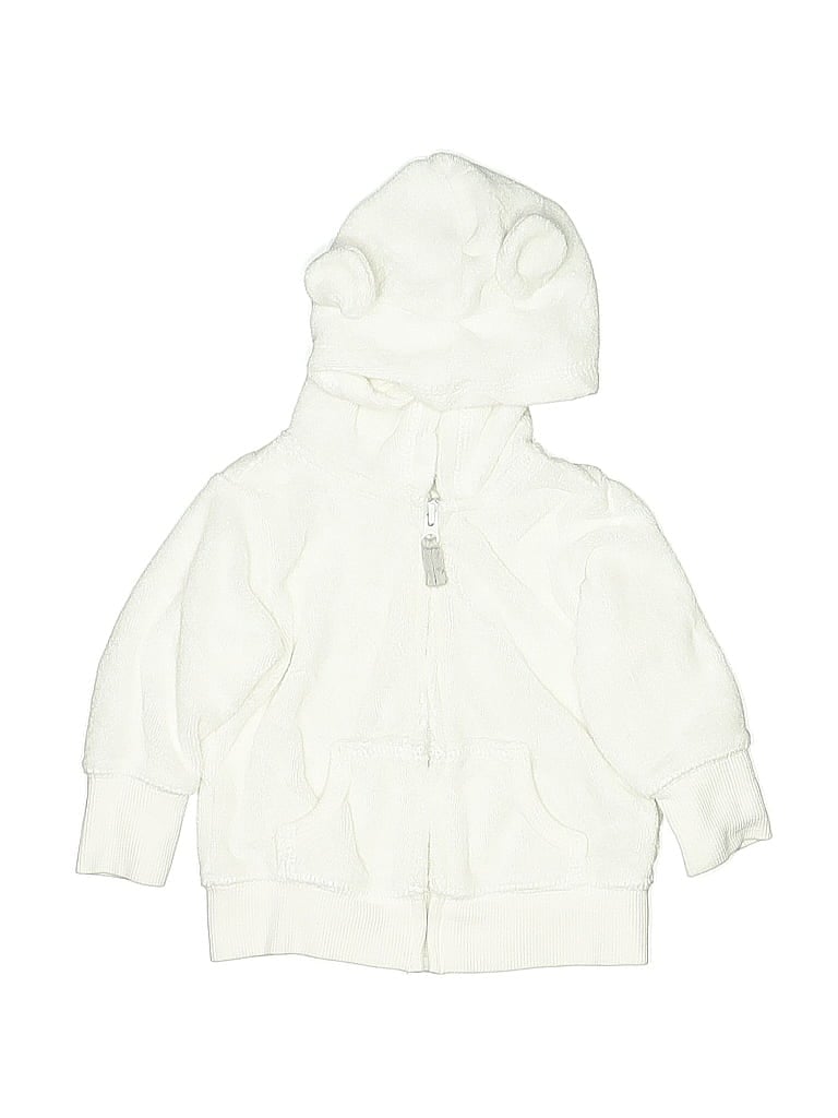 Click to view more detailed imagery on our partner's website Pre-owned Carter's Babies' Zip Up Hoodie In White