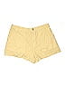 Universal Thread 100% Cotton Solid Yellow Khaki Shorts Size 16 - photo 1