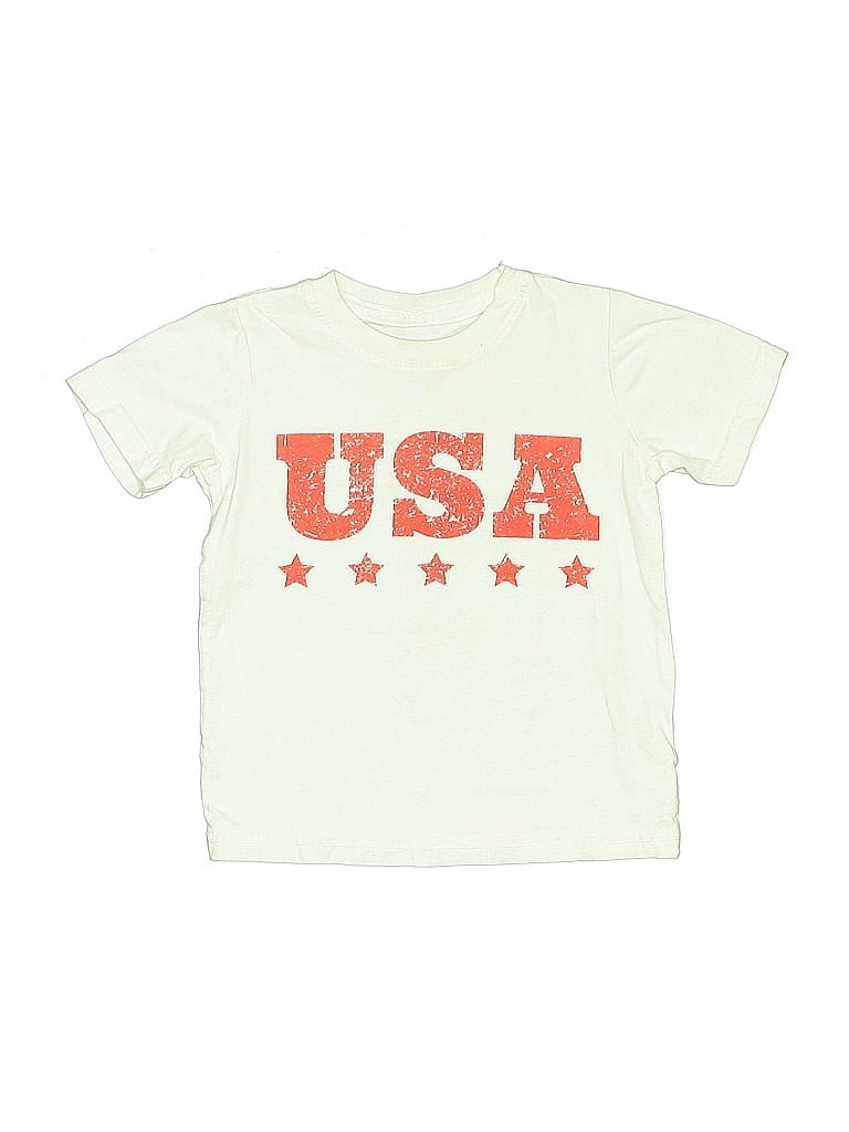 Pre-owned Show Me Your Mumu Kids' Short Sleeve T-shirt In White