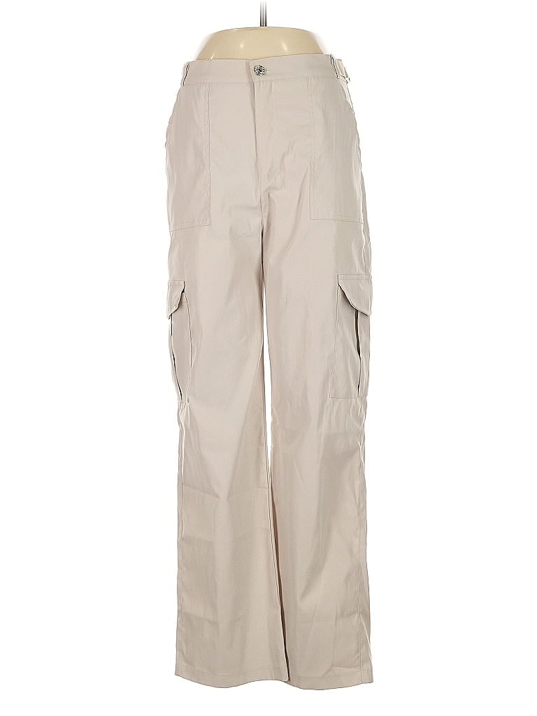 Pre-owned Unbranded Cargo Pants In White