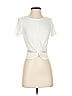 Assorted Brands Ivory Short Sleeve T-Shirt Size S (estimated) - photo 1