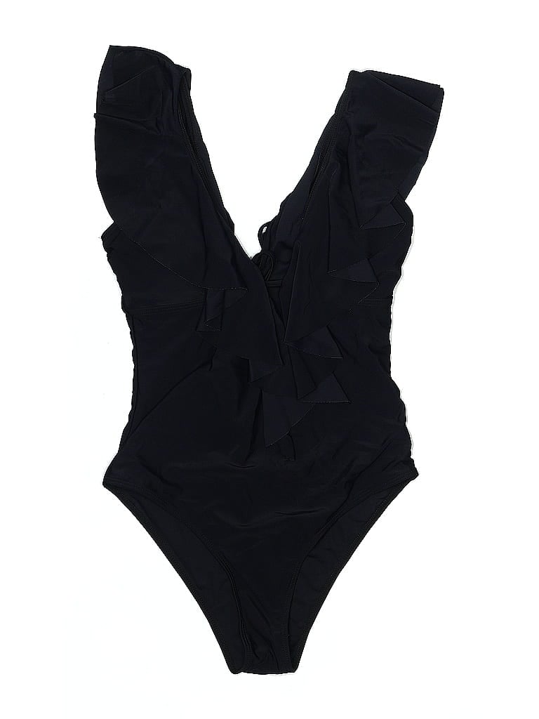 Pre-owned Unbranded One Piece Swimsuit In Black