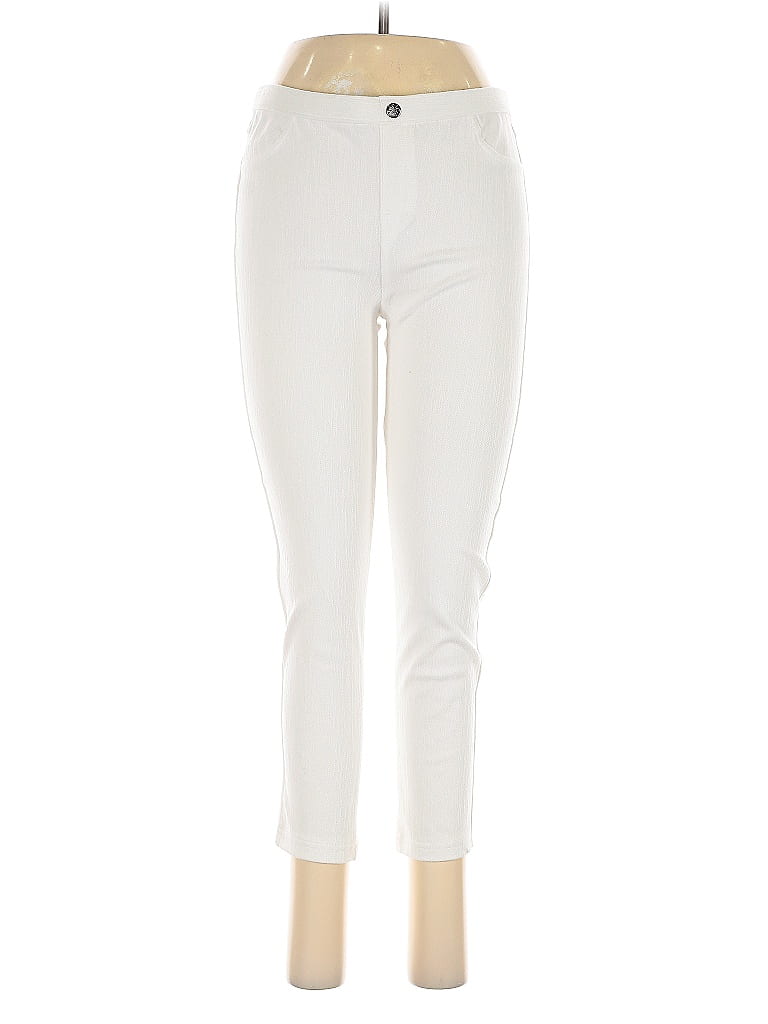 Pre-owned Simply Vera Vera Wang Jeggings In White