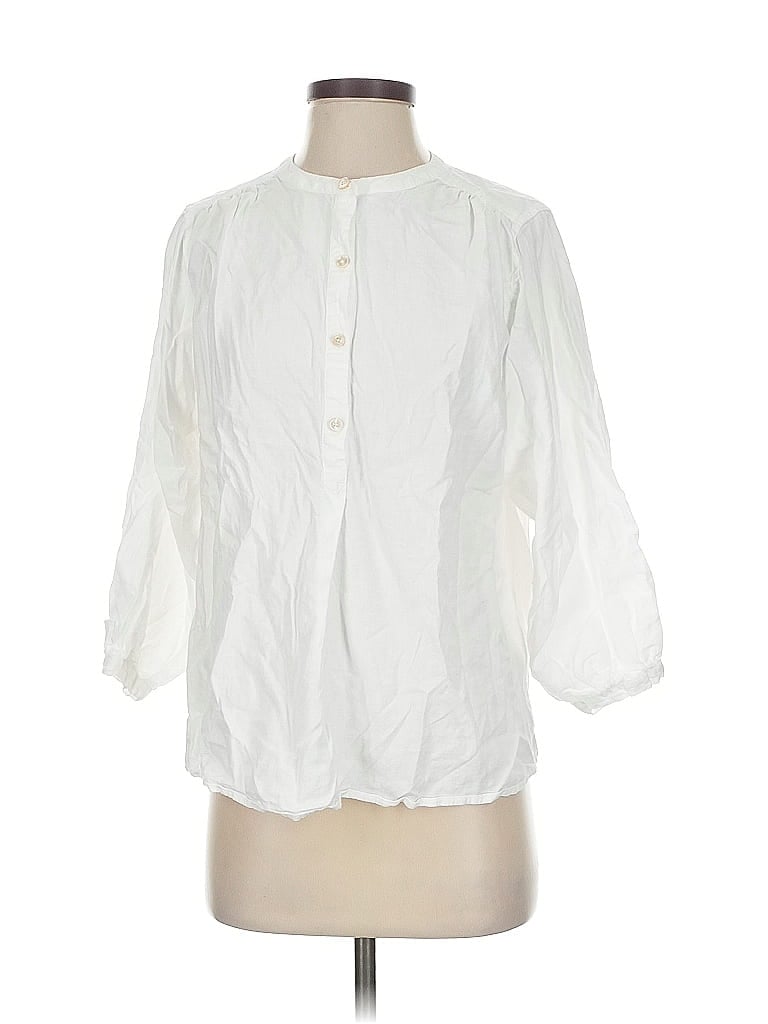 WILFRED FREE Pre-owned 3/4 Sleeve Blouse In White