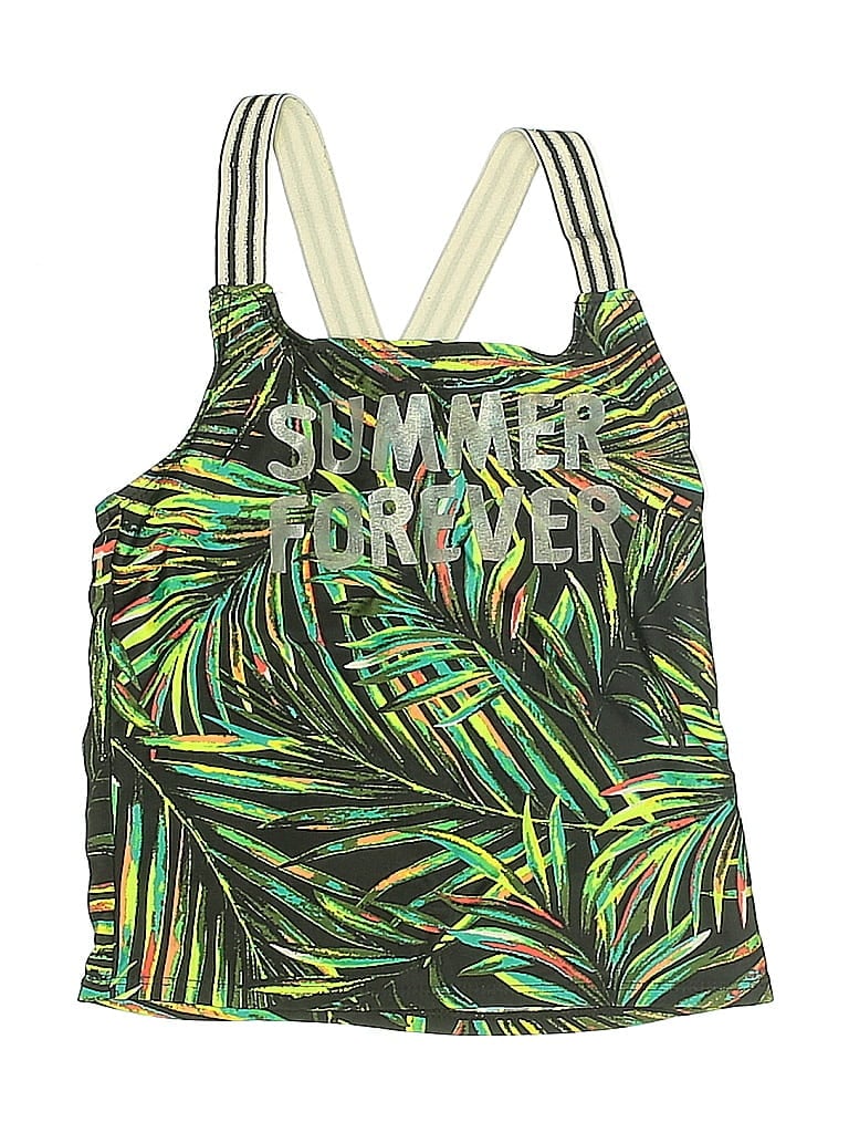 Click to view more detailed imagery on our partner's website Pre-owned Wonder Nation Kids' Swimsuit Cover Up In Green