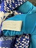 Taj 100% Silk Paisley Blue Shorts Size M - photo 4