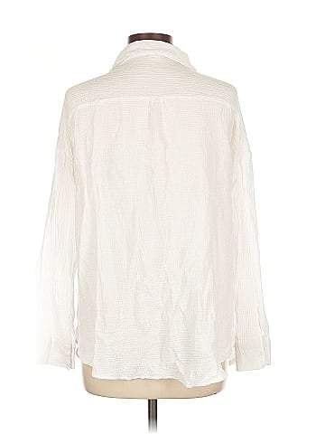 Shade & Shore 3/4 Sleeve Button-Down Shirt (view 2)