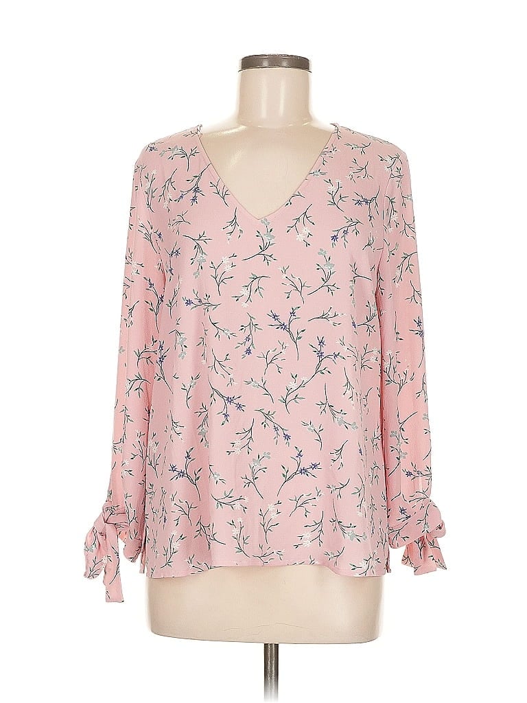 Click to view more detailed imagery on our partner's website Pre-owned Cece Long Sleeve Blouse In Pink