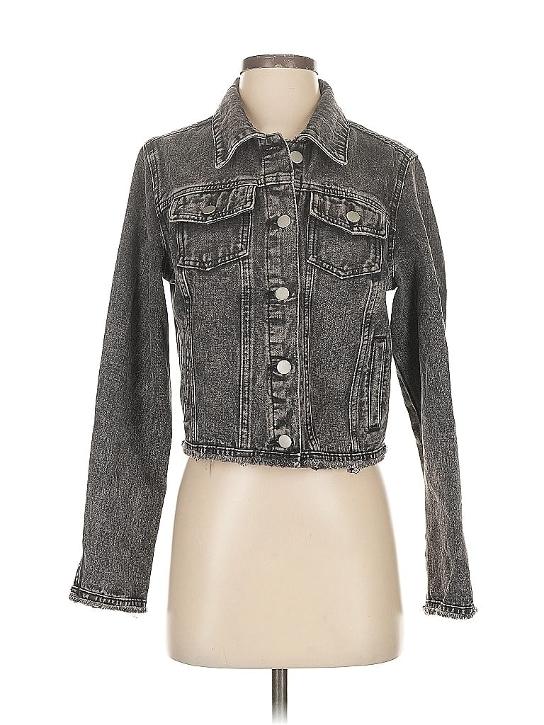 Pre-owned Unbranded Denim Jacket In Gray