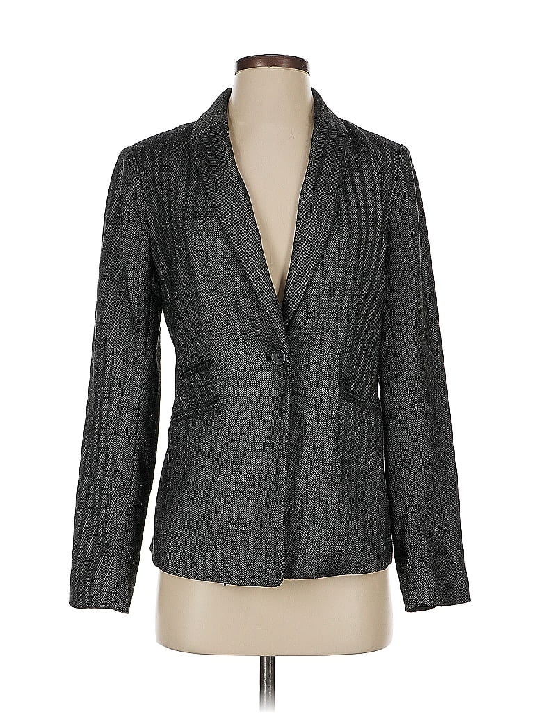 Pre-owned Banana Republic Factory Store Blazer Jacket In Gray