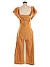 Lush Solid Orange Jumpsuit Size S - photo 2