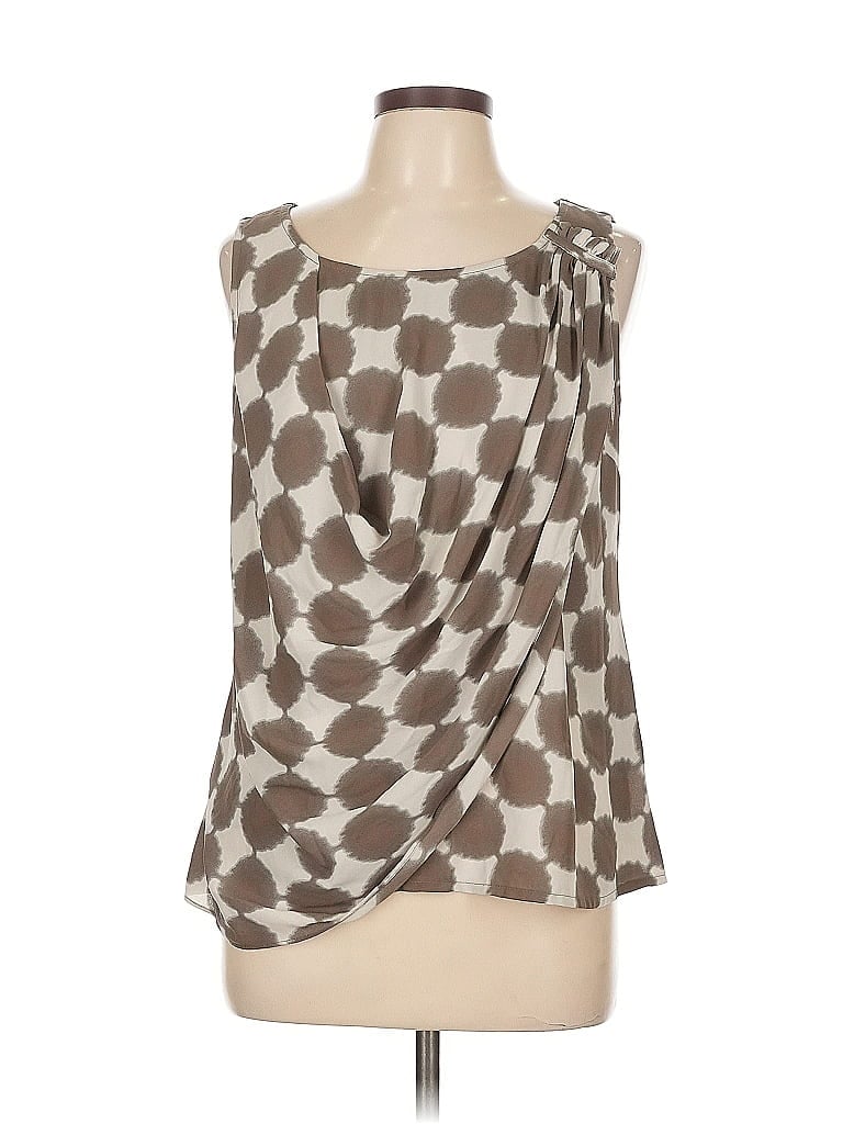 Pre-owned Alfani Sleeveless Blouse In Gray
