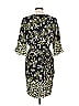 Slate & Willow 100% Rayon Print Black Green Cocktail Dress Size 12 - photo 2