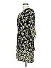 Slate & Willow 100% Rayon Print Black Green Cocktail Dress Size 12 - photo 5