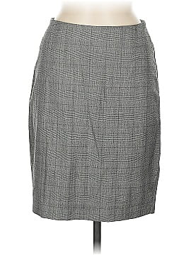 Pink Tartan Wool Skirt