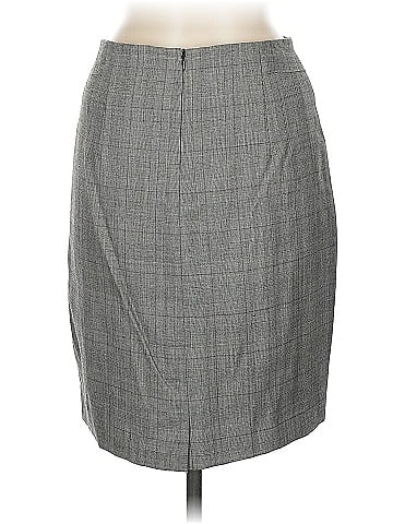Pink Tartan Wool Skirt (view 2)