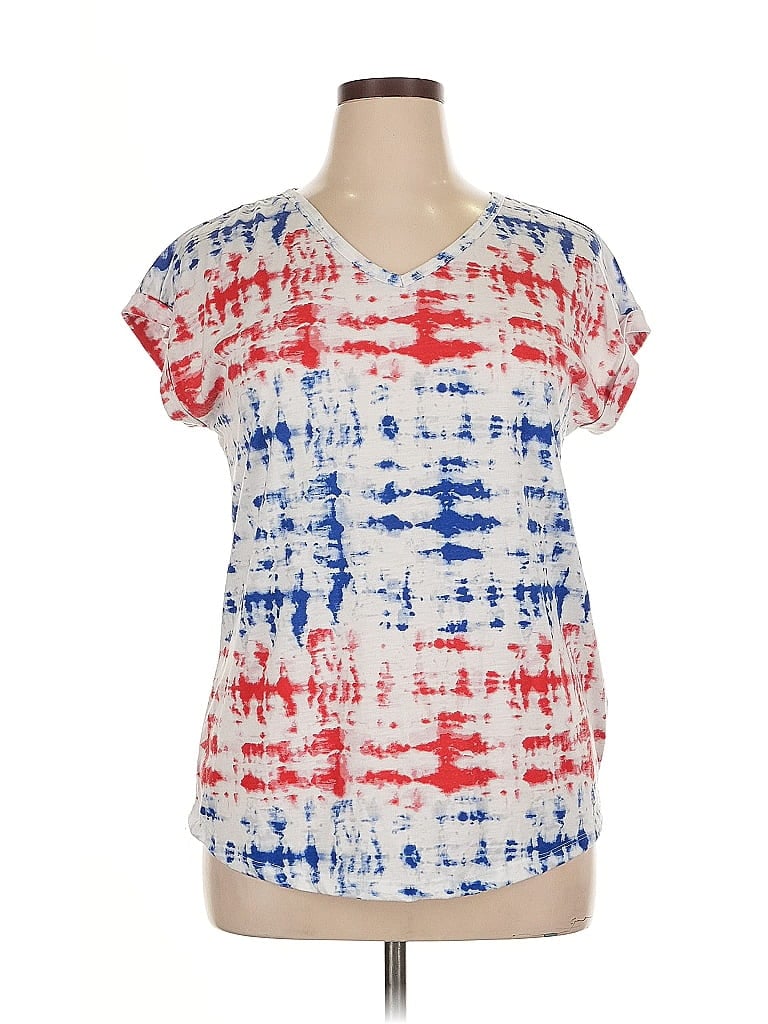 Click to view more detailed imagery on our partner's website Pre-owned Style & Co Short Sleeve T-shirt In Red