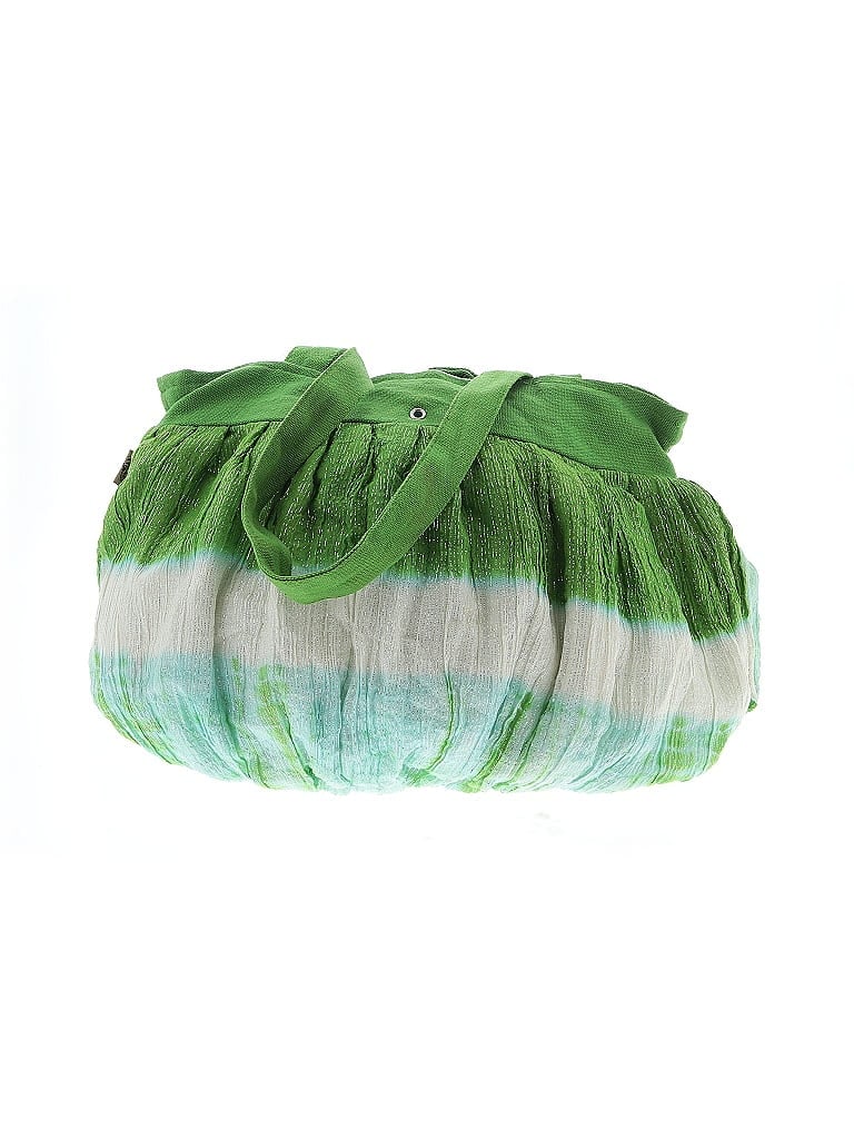 Pre-owned Wayan Natual Wear Hobo Bag In Green