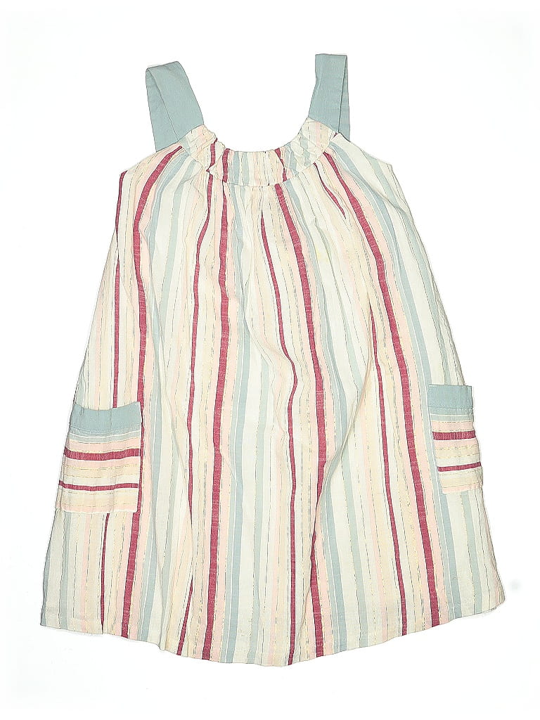 Pre-owned Bonnie Jean Kids' Dress In White