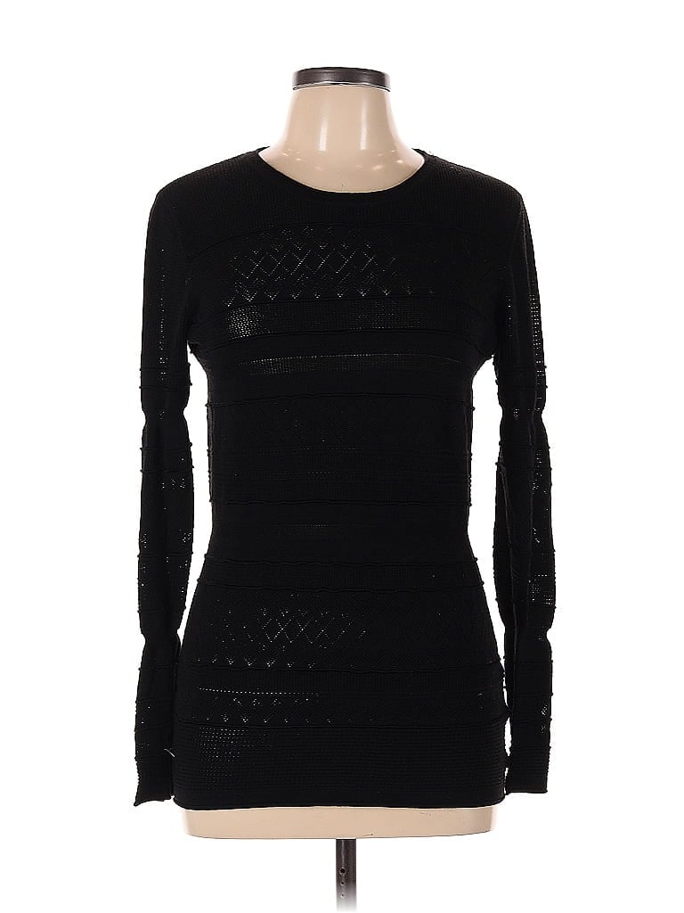 Pre-owned Banana Republic Pullover Sweater In Black