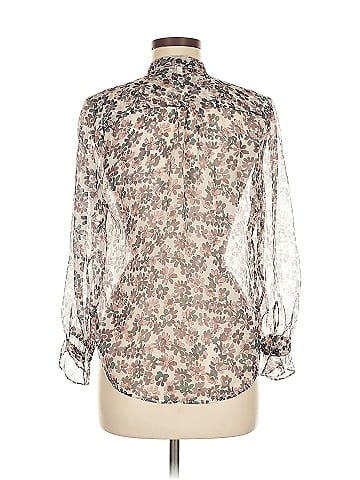 Rag & Bone Long Sleeve Silk Top (view 2)