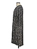 Sigrid Olsen 100% Polyester Print Gray Casual Dress Size S - photo 5