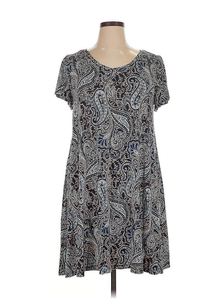 Pre-owned Tahari Casual Dress In Gray