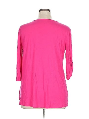 Soho JEANS NEW YORK & COMPANY 3/4 Sleeve Top (view 2)