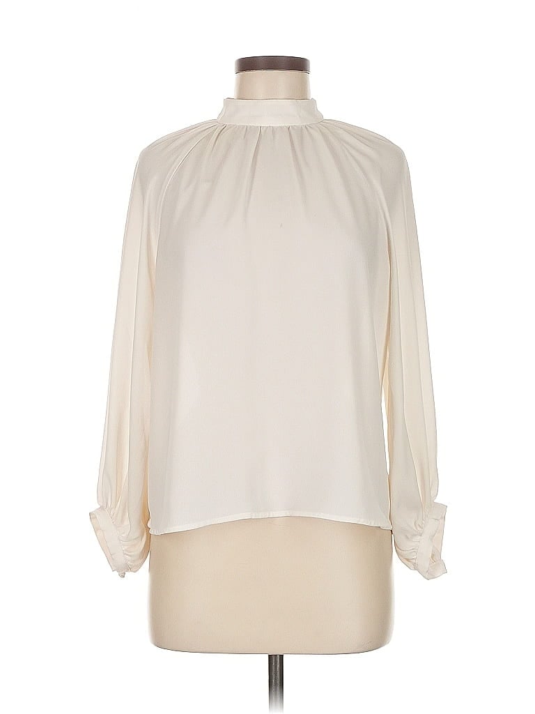Click to view more detailed imagery on our partner's website Pre-owned Banana Republic Long Sleeve Blouse In White