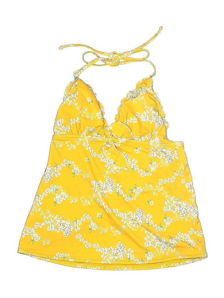 Pre-owned Jessica Simpson Swimsuit Cover Up In Yellow